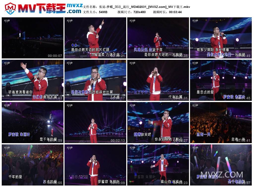 张延-梦蝶_国语_流行_MD402031